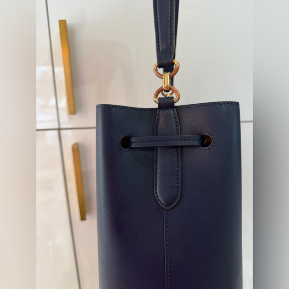 Ralph Lauren Leather Debby Drawstring Bucket Bag - Picture 7 of 16